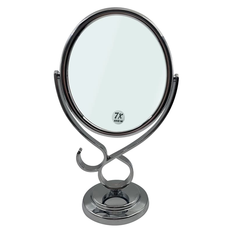 آينه رومیزی دوطرفه پايهدار ۷برابر – با بدنه فلزی
