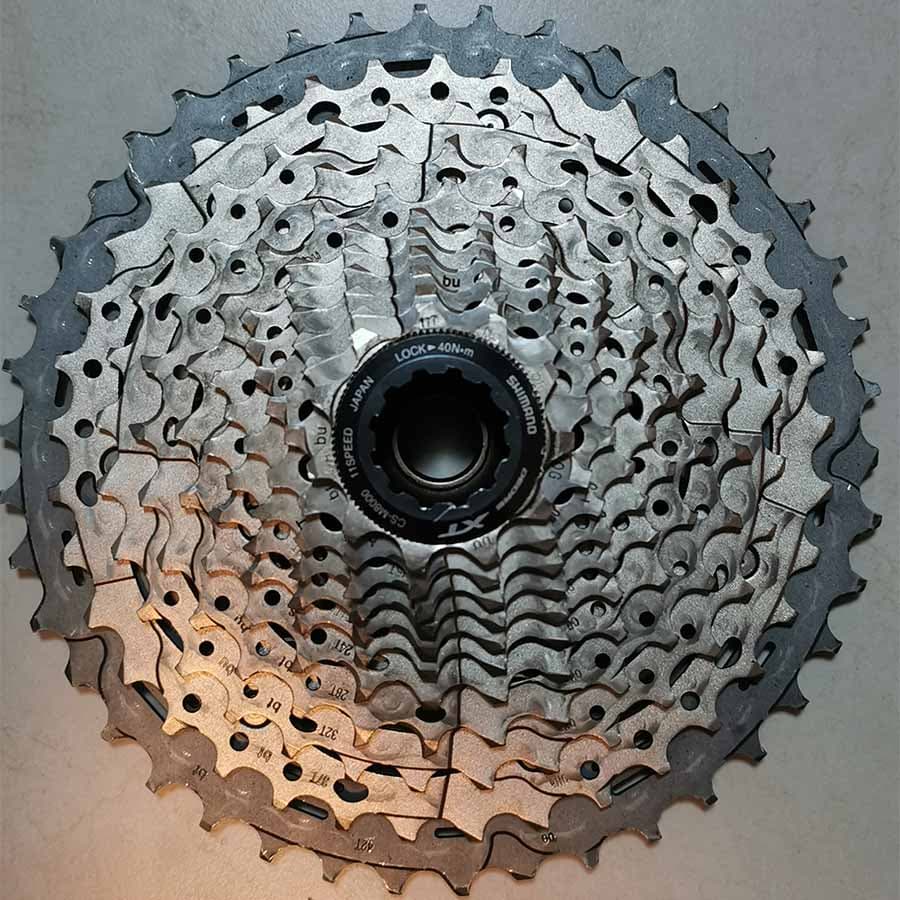 ست دنده 2×11 سرعته شیمانو SHIMANO XT M8000 (کارکرده) — تصویر ۲