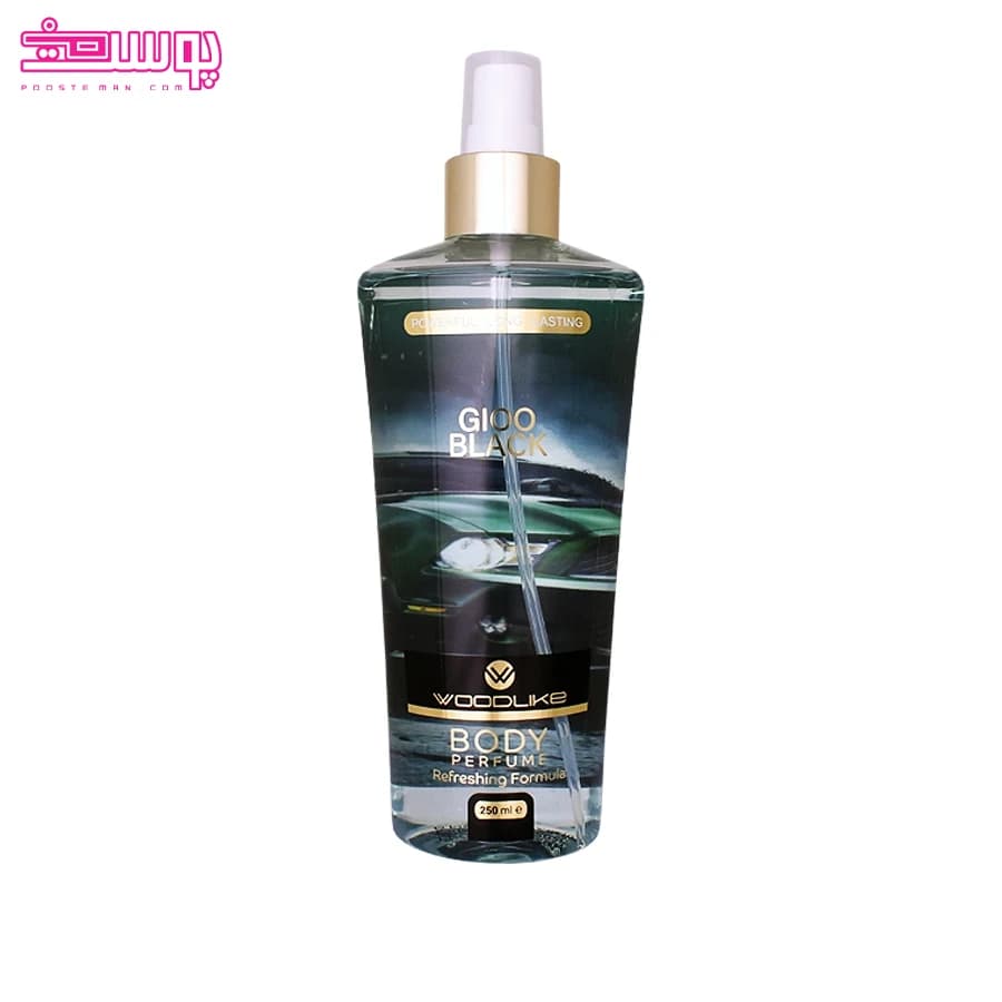بادی اسپلش وودلایک Woodlike مدل Gloo Black حجم ۲۵۰ میل — تصویر ۳