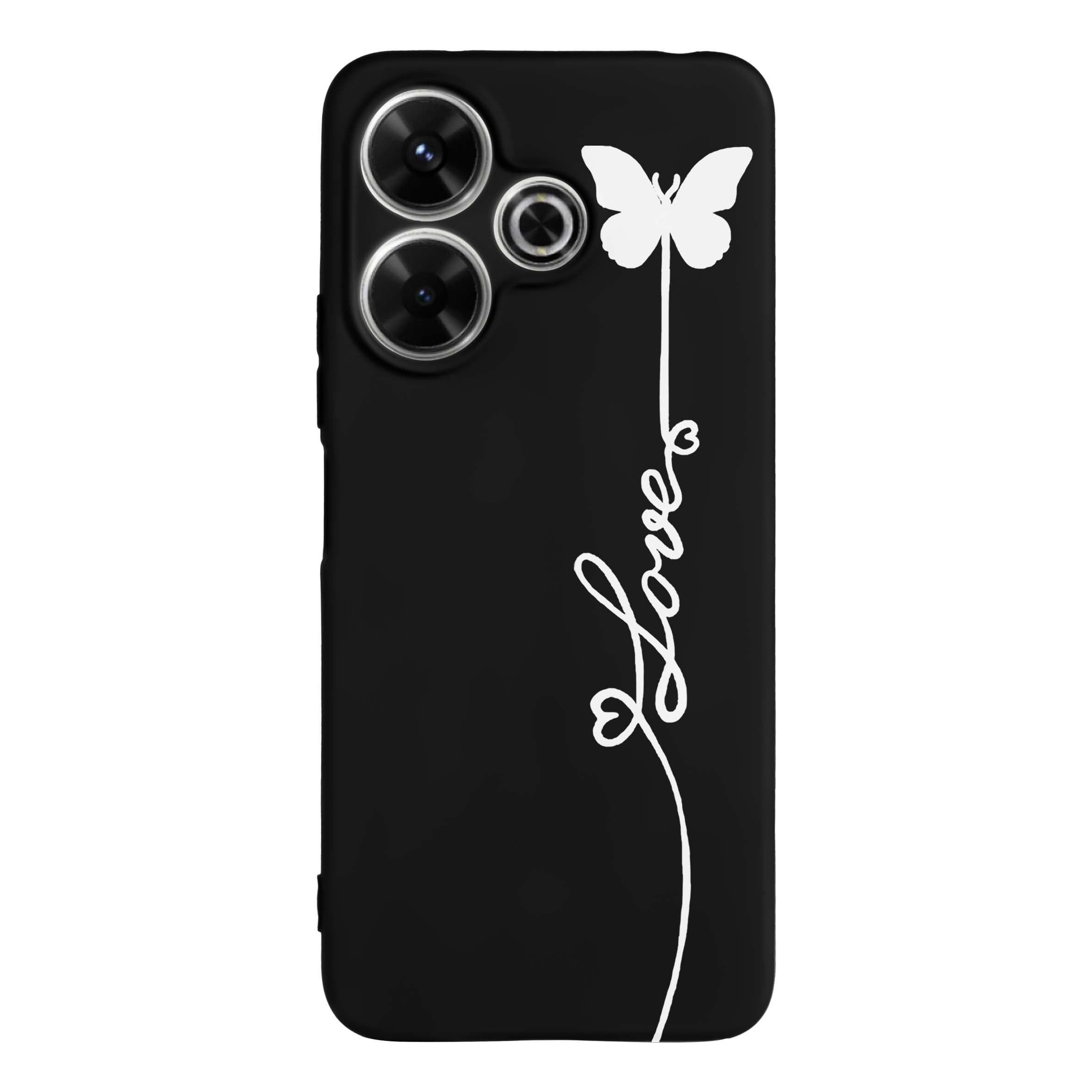 قاب گوشی شیائومی REDMI 13 طرح پروانه ای