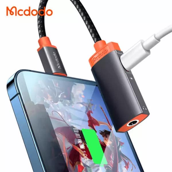 مبدل لایتنینگ به لایتنینگ و AUX مک دودو مدل CA-6710 — تصویر ۶