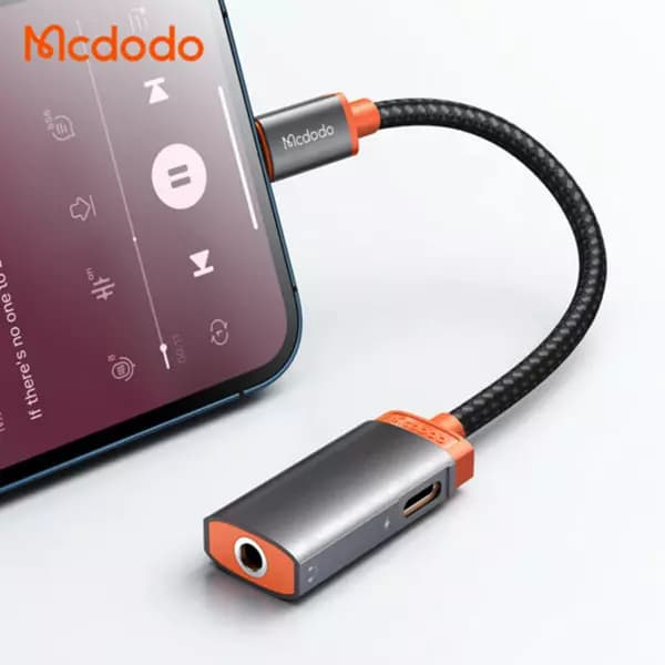 مبدل لایتنینگ به لایتنینگ و AUX مک دودو مدل CA-6710 — تصویر ۵