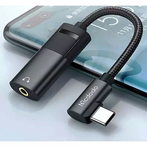 مبدل USB-C به جک 3.5 میلیمتری و USB-C مک دودو مدل CA-1880 — تصویر ۴