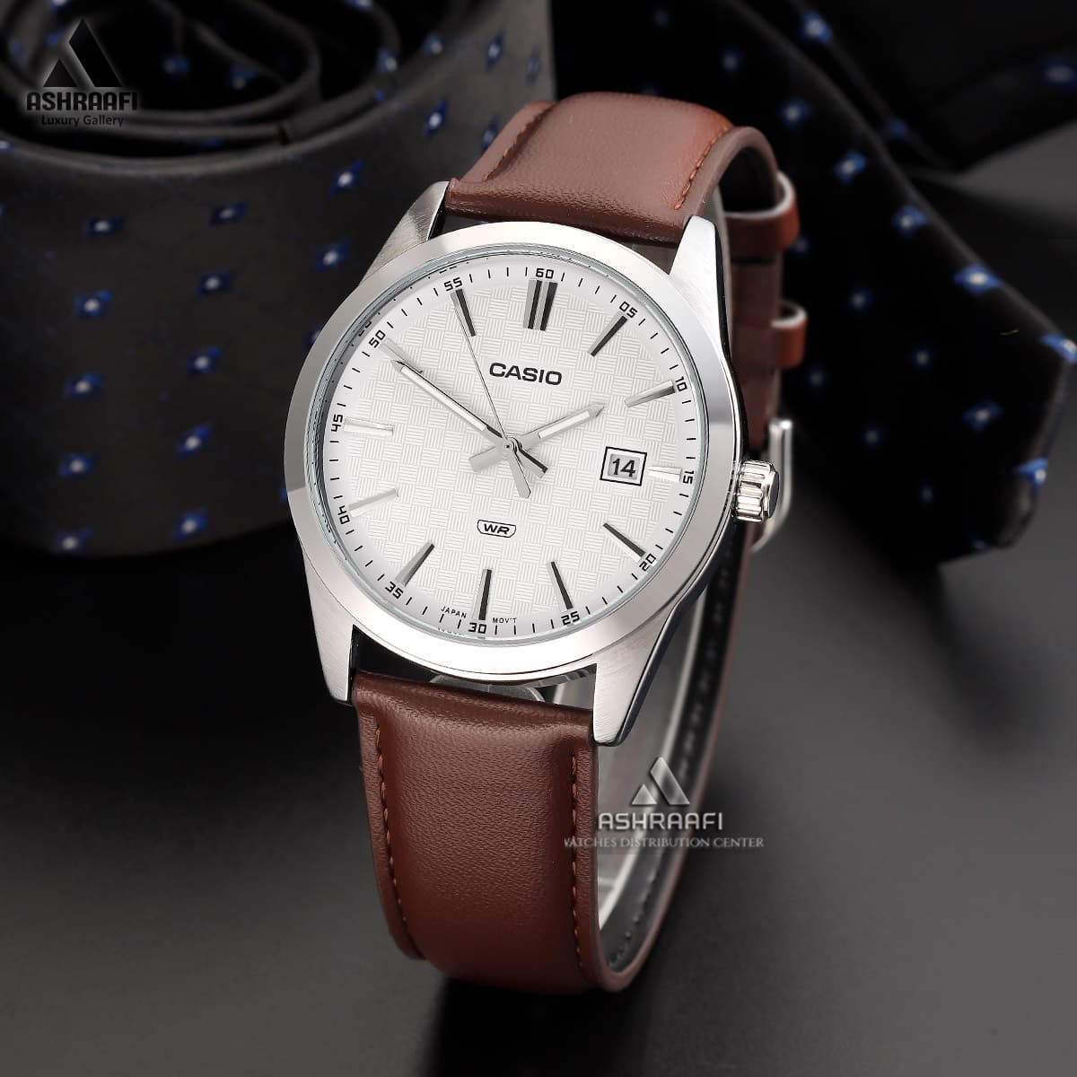 ساعت مردانه کاسیو بند چرمی Casio MTP-VD03L-5A — تصویر ۲