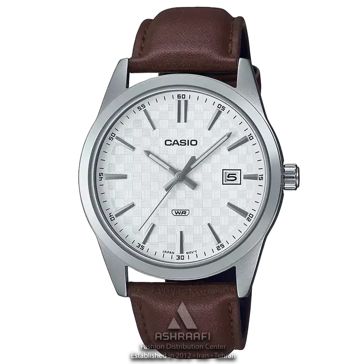 ساعت مردانه کاسیو بند چرمی Casio MTP-VD03L-5A