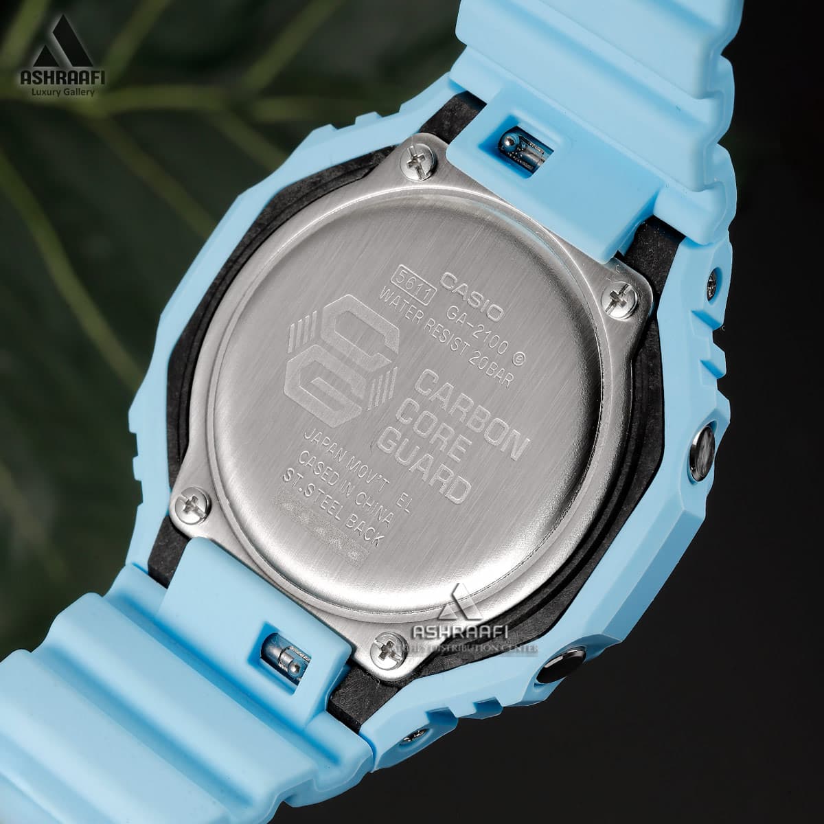 ساعت جی شاک آبی Casio G-Shock GA-2100-2A2 — تصویر ۵