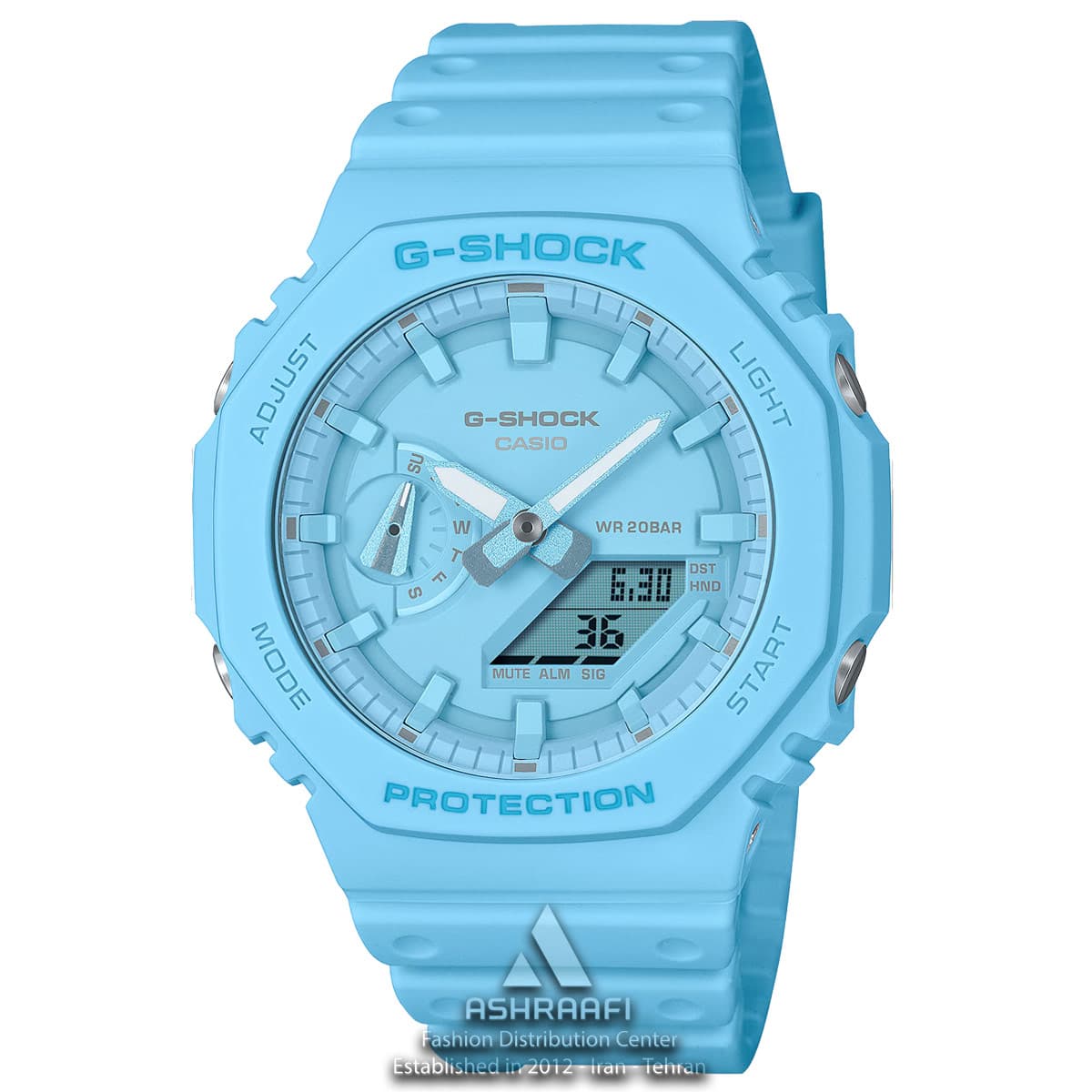 ساعت جی شاک آبی Casio G-Shock GA-2100-2A2