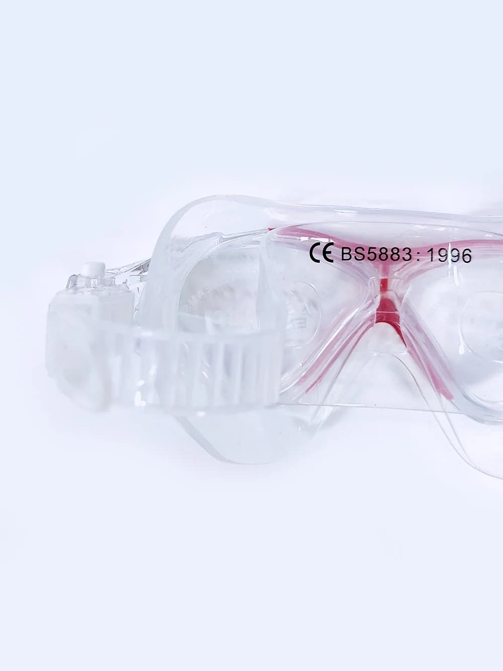 عینک فرم بزرگ استخر شنا زنانه و مردانه آکواپرو ( Aquapro ) مدل X5 با کیفیت اعلا سیلیکونی ضد بخار قرمز رنگ — تصویر ۶