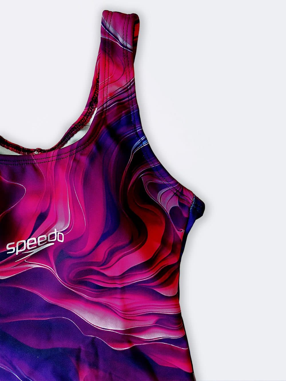 مایو زنانه اسلیپ بسیار شیک خاص مدل بند پشت قهرمانی اسپیدو ( Speedo ) کاپدار — تصویر ۴