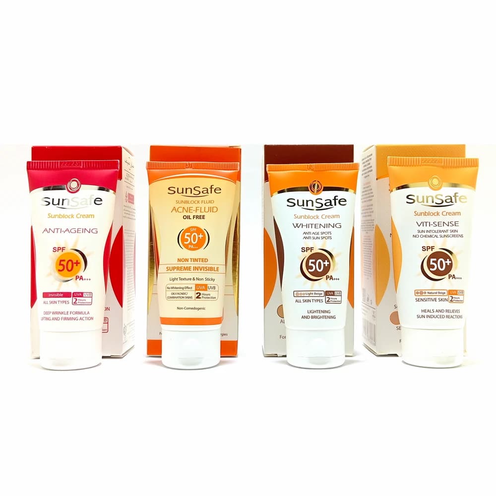 کرم ضد آفتاب سان سیف ضد چروک SPF50+ — تصویر ۴