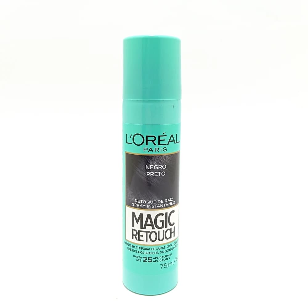 اسپری رنگ مو لورال L’OREAL سری Magic Retouch مدل Negro Preto