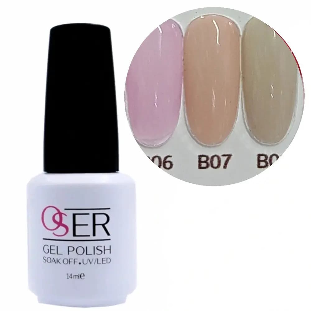 ژل لاک اوسر سری بیس شماره OSER B07