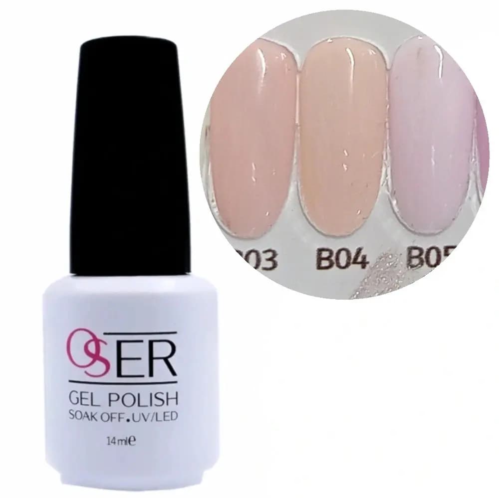 ژل لاک اوسر سری بیس شماره OSER B04