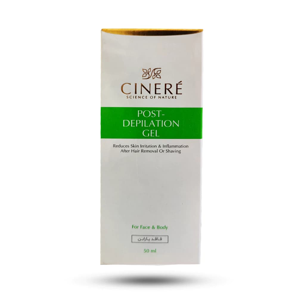 ژل بعد از موزدایی مخصوص صورت و بدن سینره cinere حجم 50 میل