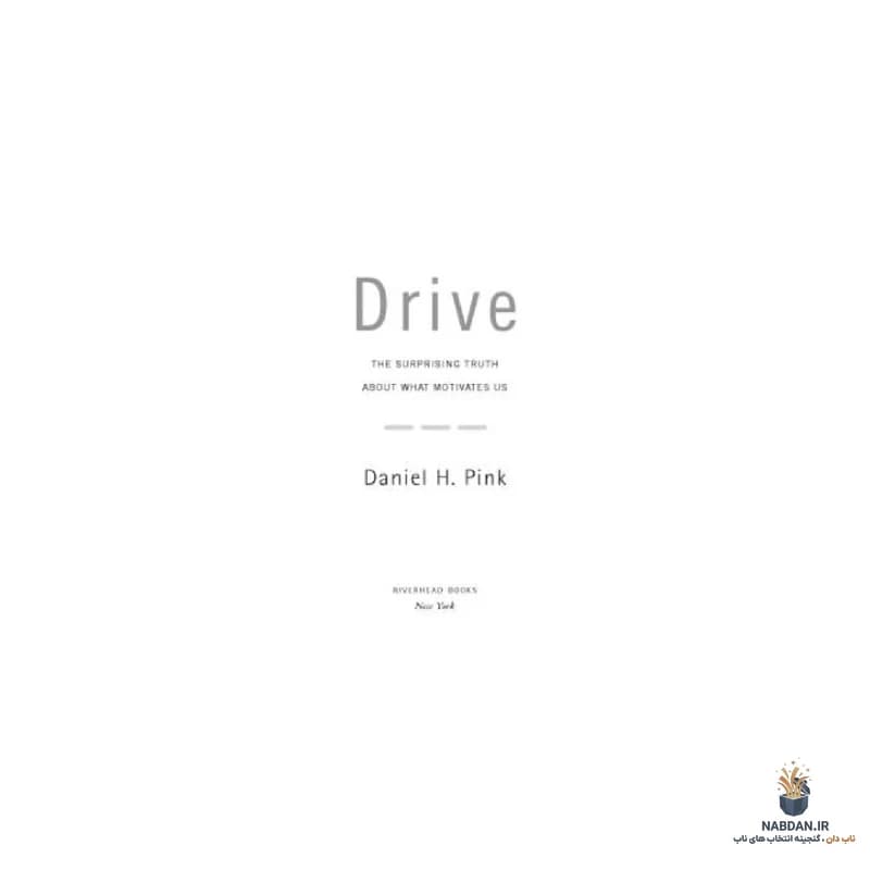 کتاب Drive (انگیزه) نسخه انگلیسی PDF | دنیل اچ. پینک