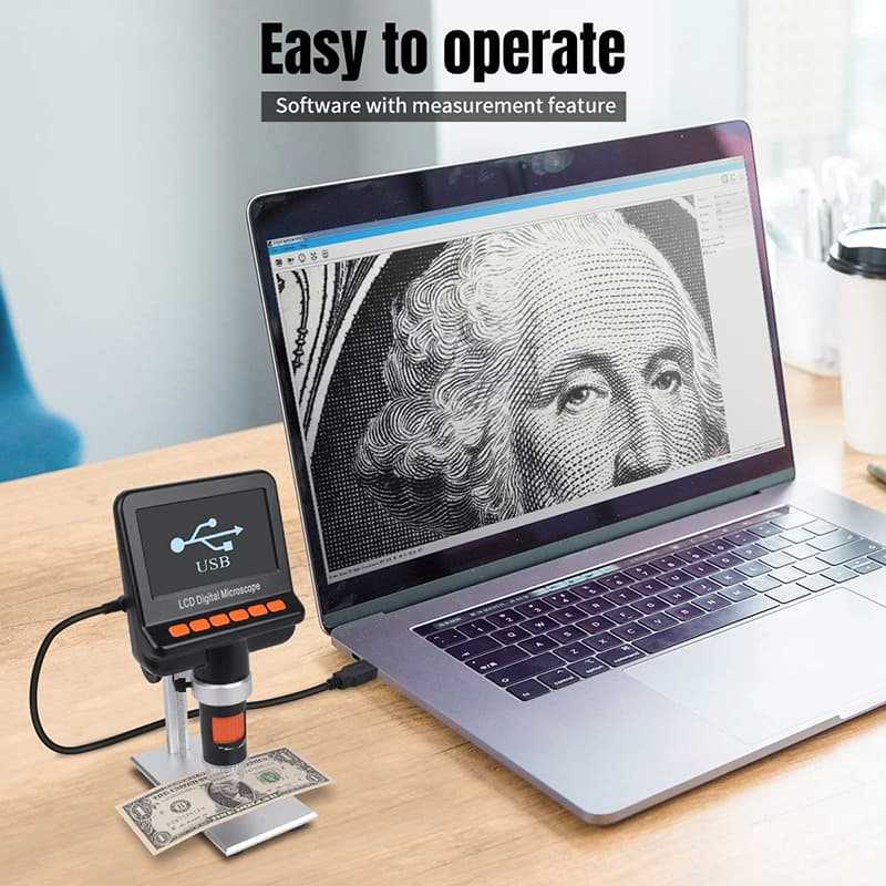 میکروسکوپ دیجیتال با صفحه نمایش 4.3 اینچ مدل DM042 — تصویر ۷