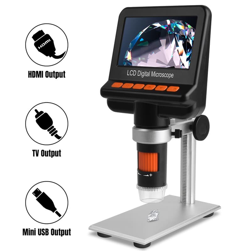 میکروسکوپ دیجیتال با صفحه نمایش 4.3 اینچ مدل DM042 — تصویر ۲