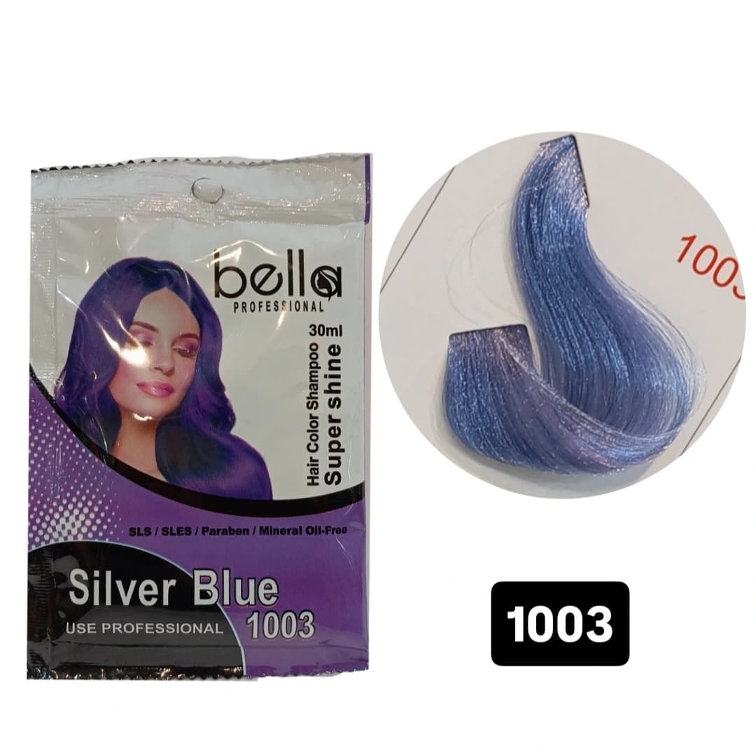 شامپو رنگ ژله ای ساشه ای بلا کد 1003 Bella