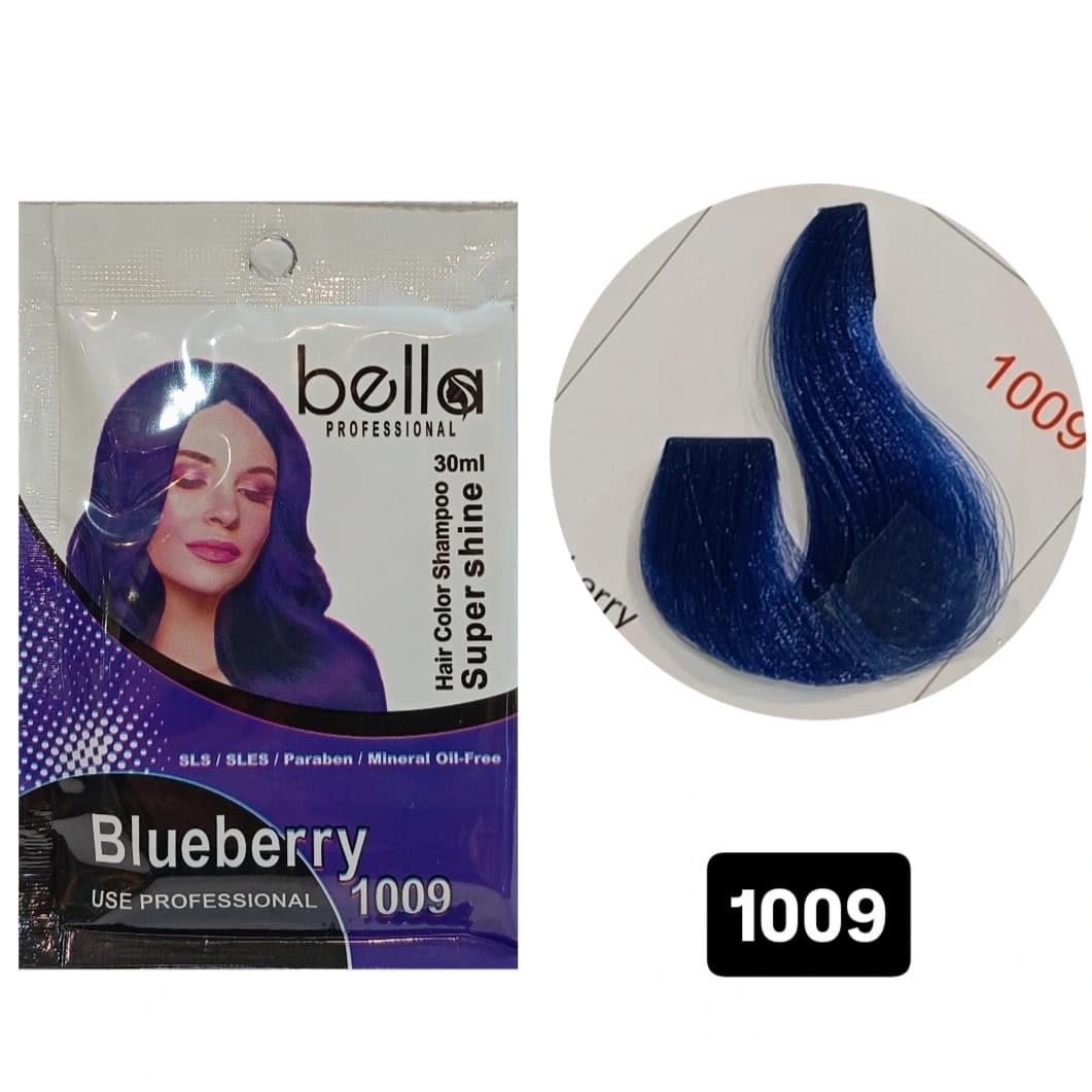 شامپو رنگ ژله ای ساشه ای بلا کد 1009 Bella