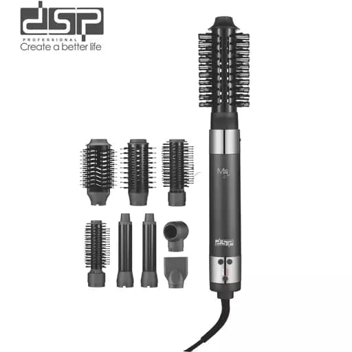 سشوار چرخشی DSP 50124 | 9 کاره، 1200 وات و یون ساز