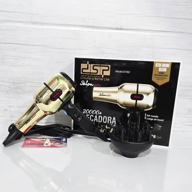 سشوار DSP 37082 | 2000 وات، موتور AC و باد سرد