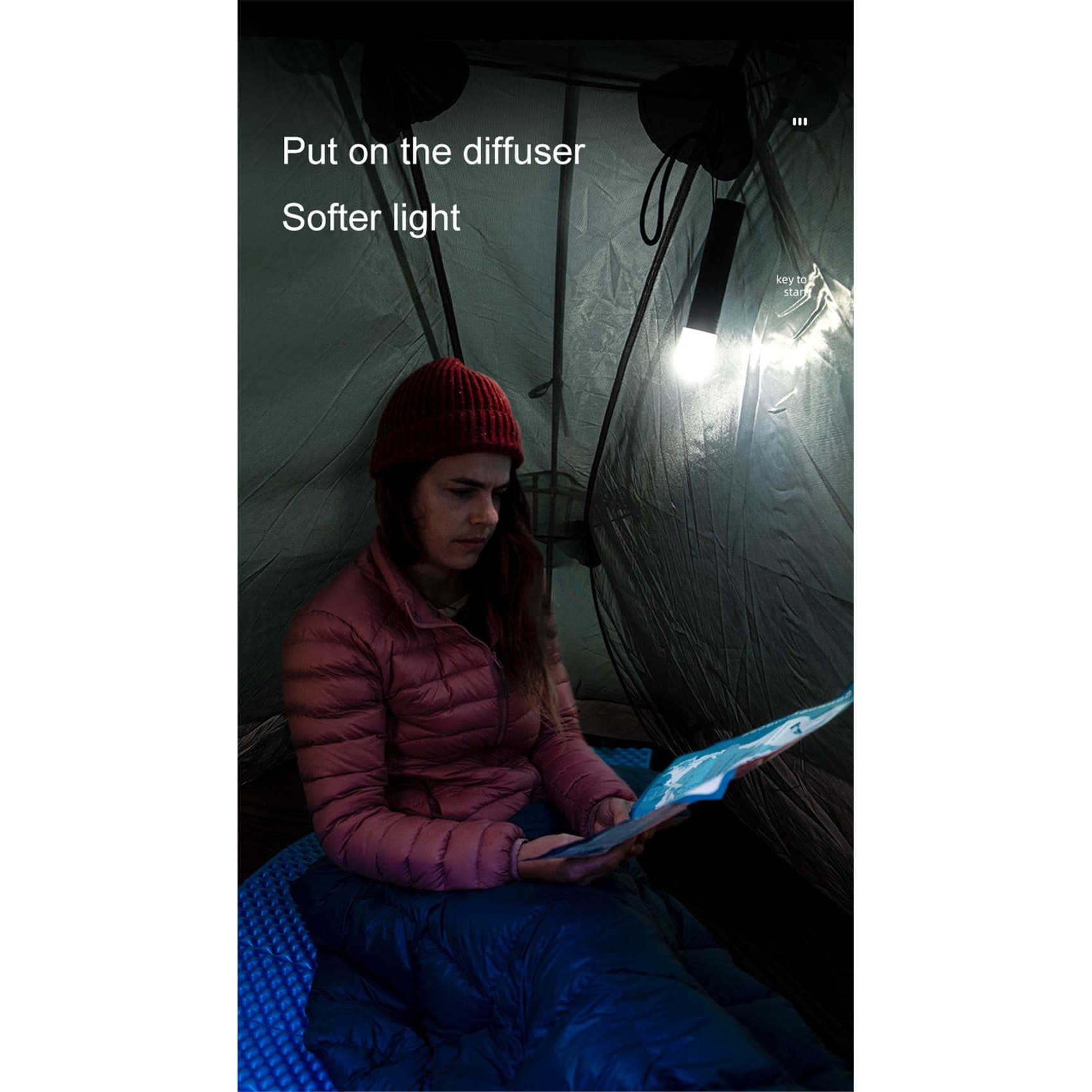 چراغ قوه کمپینگ نیچرهایک مدل Waterproof Zoomable-torch — تصویر ۸