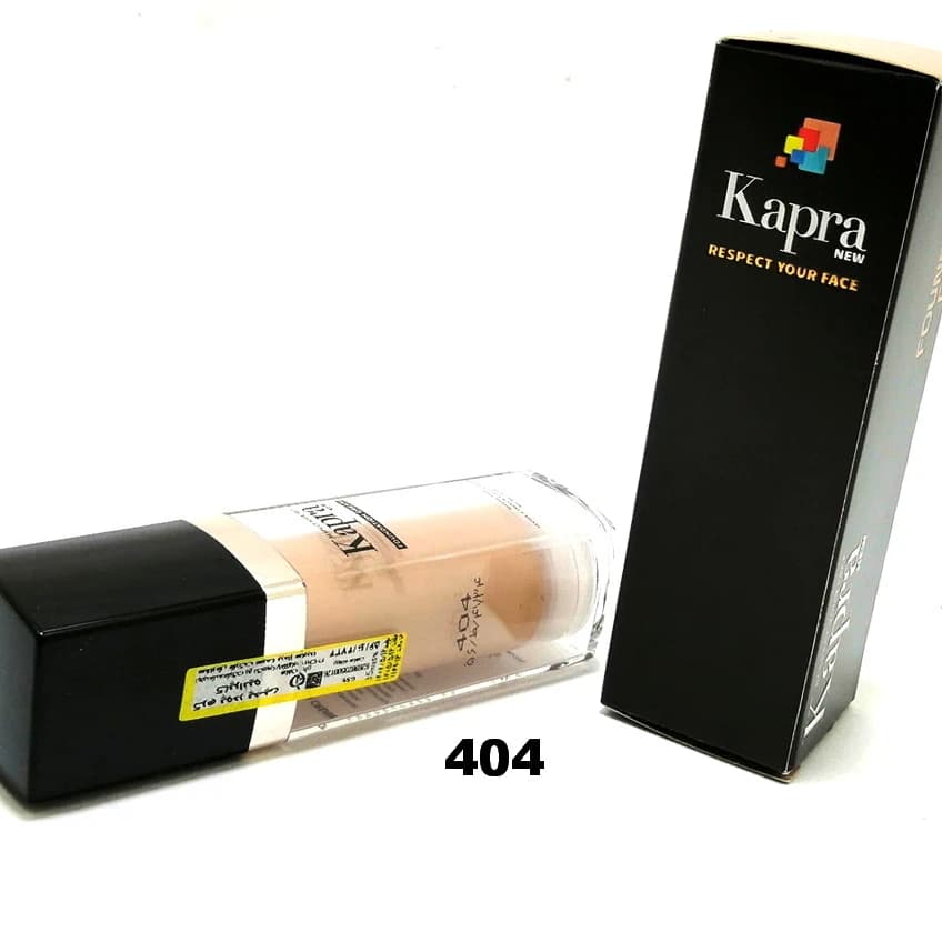 کرم پودر پمپی مینرال کاپرا شماره 404 (رنگ بژ طلایی) — تصویر ۲