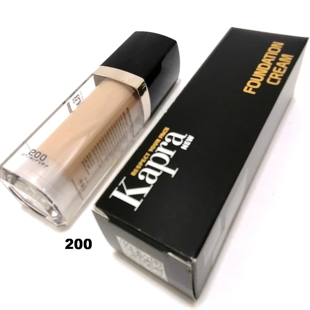 کرم پودر پمپی مینرال کاپرا شماره 200 Kapra (رنگ نخودی) — تصویر ۲