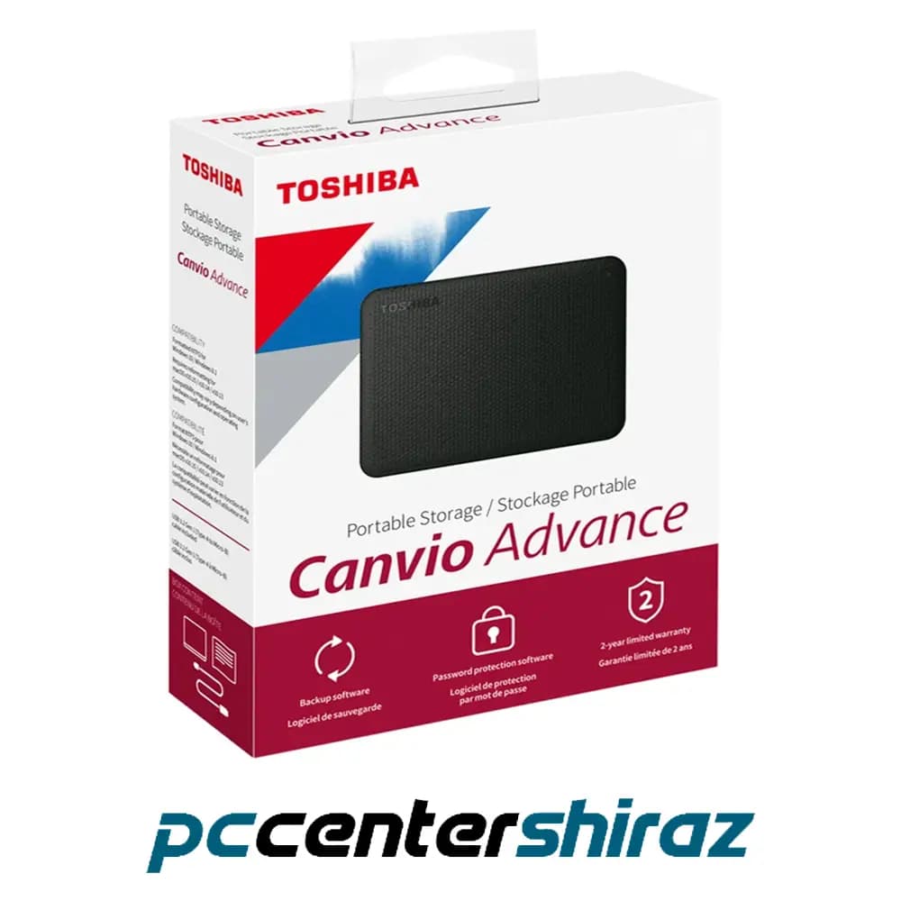 هارد اکسترنال توشیبا مدل CANVIO ADVANCE ظرفیت 4 ترابایت
