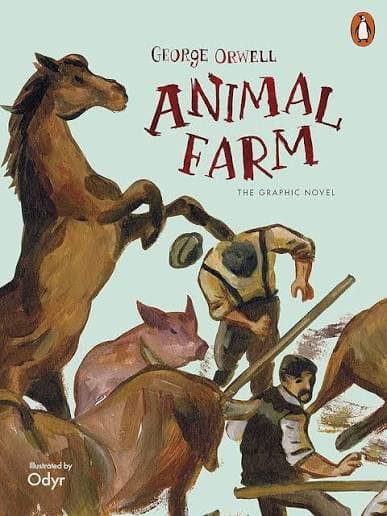 کتاب Animal Farm: Graphic Novel (قلعه حیوانات، رمان گرافیکی) نسخه انگلیسی PDF | جورج اورول