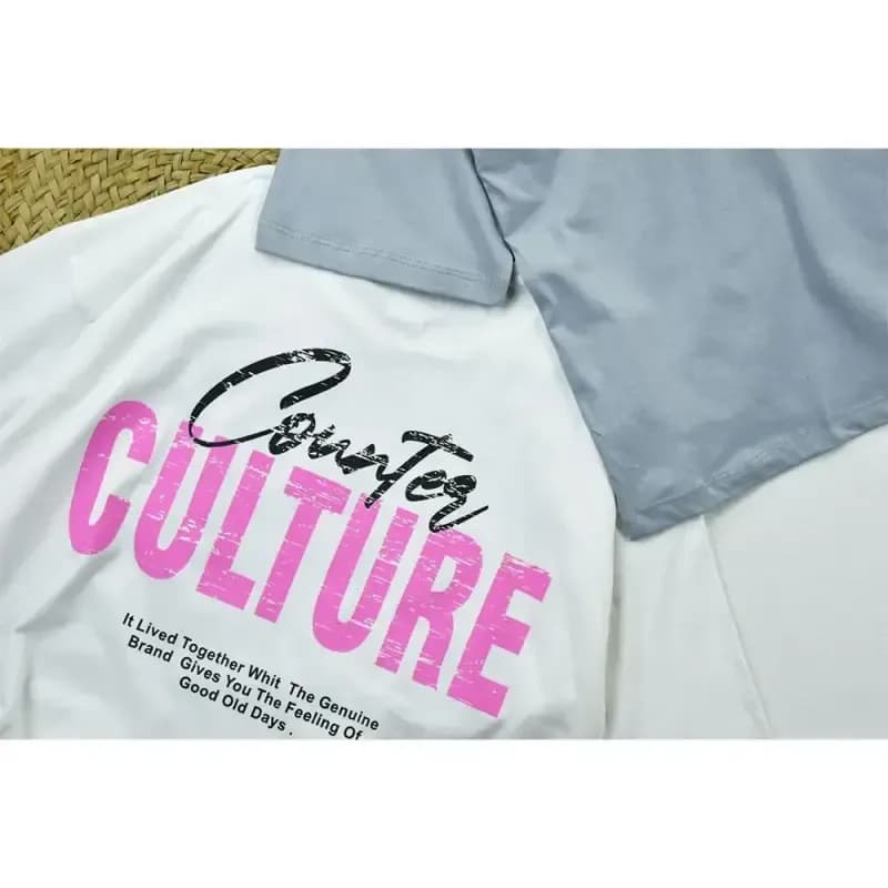 تیشرت لانگ زنانه طرح CULTURE کد 11775 جنس پنبه — تصویر ۱۰