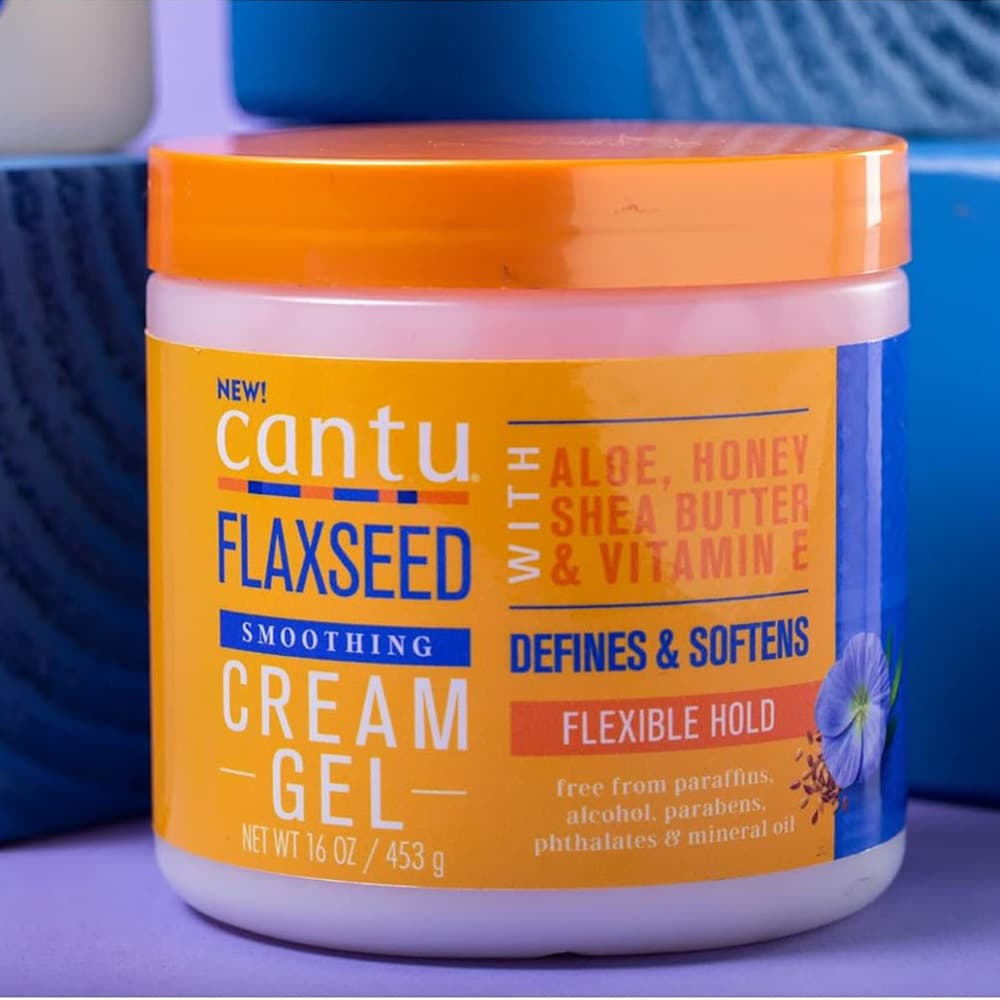 ژل کرم صاف کننده و ضد وز کانتو Cantu Flaxseed Gel Cream — تصویر ۴