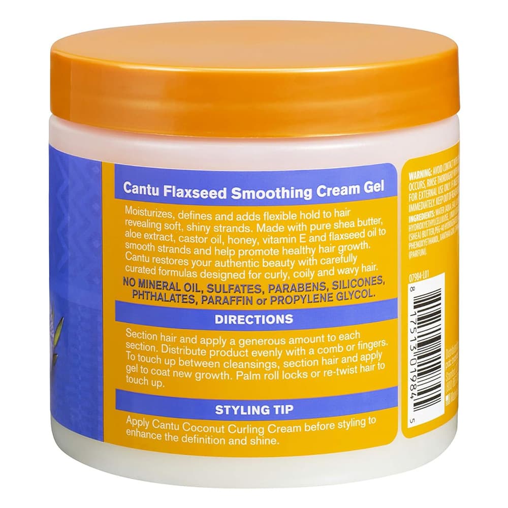 ژل کرم صاف کننده و ضد وز کانتو Cantu Flaxseed Gel Cream — تصویر ۳
