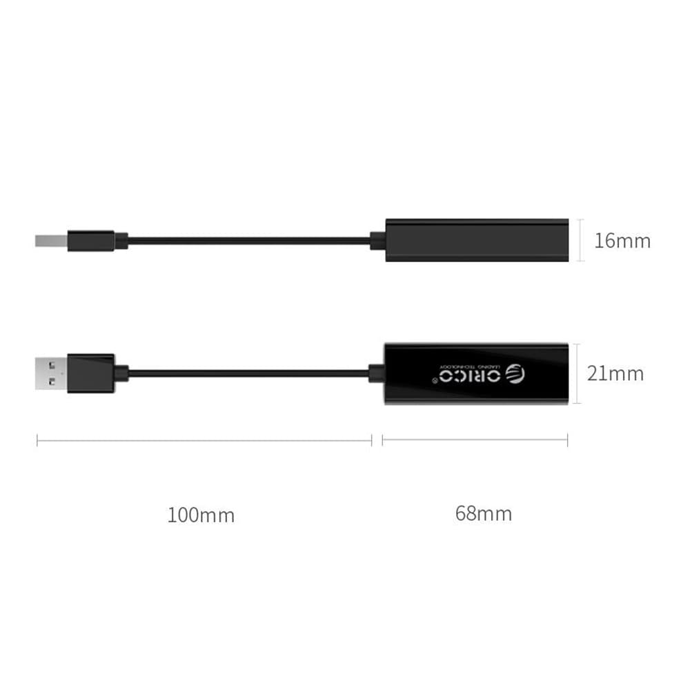 مبدل USB به لن اوریکو Orico UTJ-U3 Gigabit Ethernet Network Adapter — تصویر ۴
