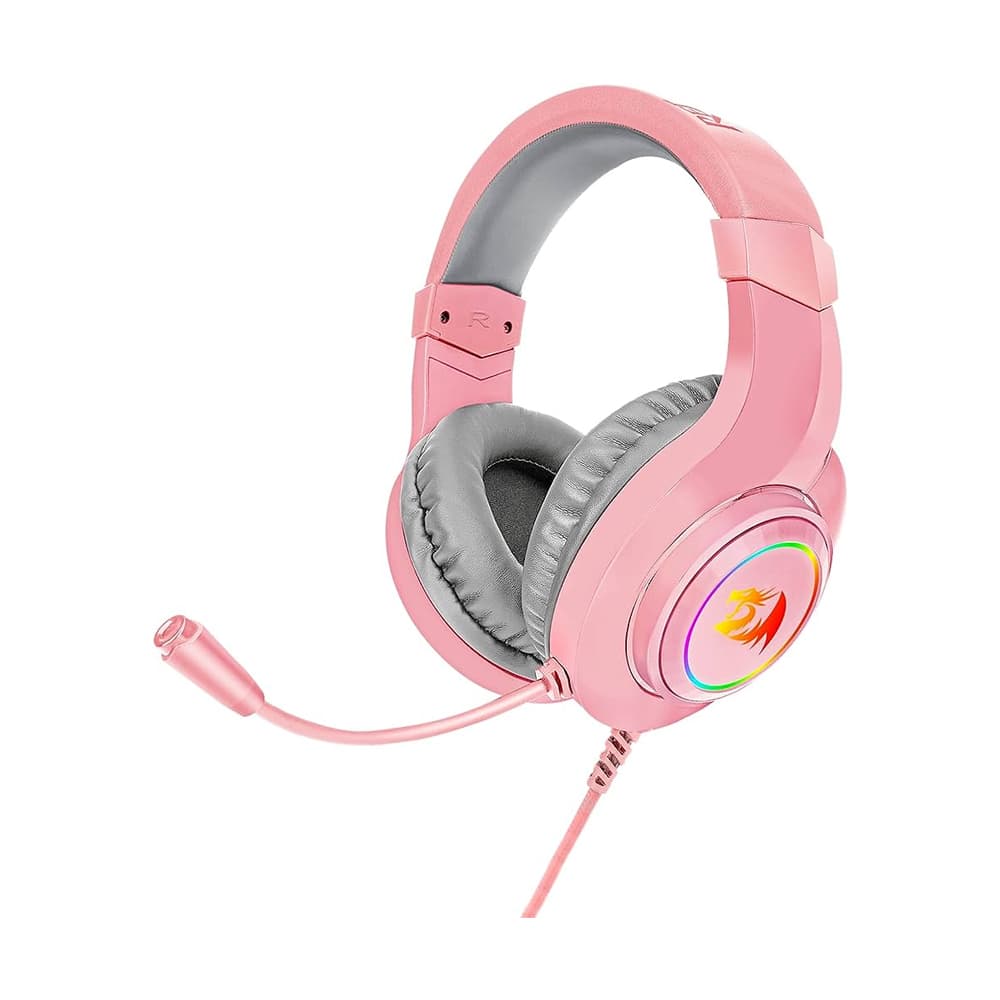 هدست گیمینگ ردراگون Redragon HYLAS H260 Pink Gaming Headset