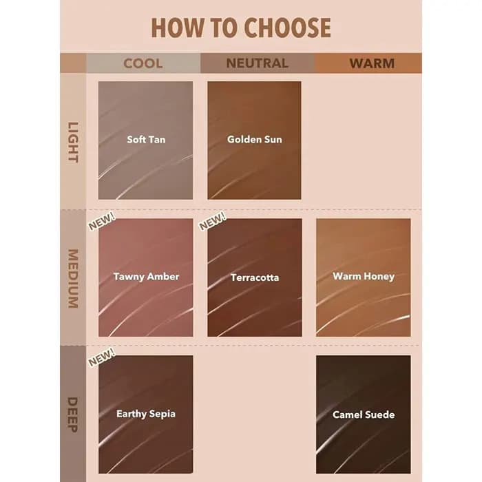 کانتور مایع شیگلم تراکوتا sheglam terracotta — تصویر ۶
