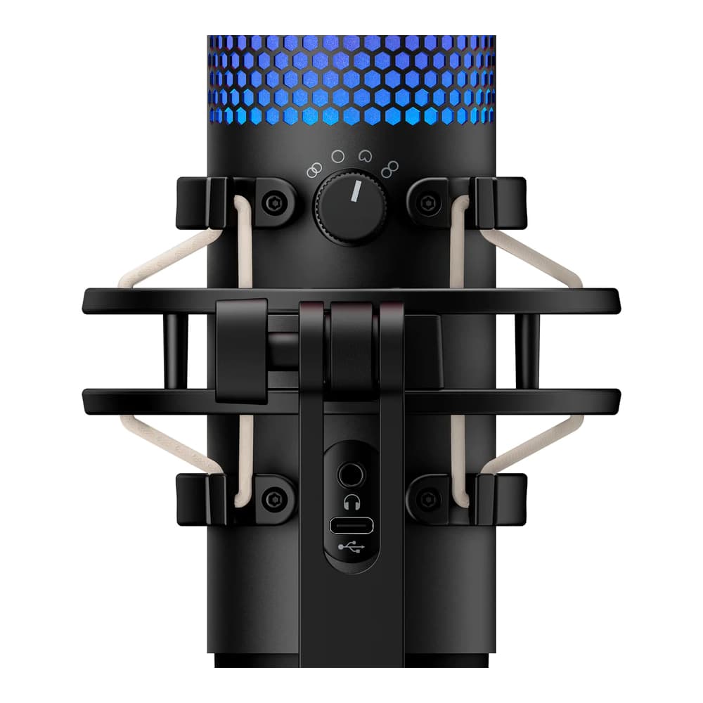 میکروفون گیمینگ هایپر ایکس HyperX QuadCast S Black Gaming Microphone — تصویر ۵