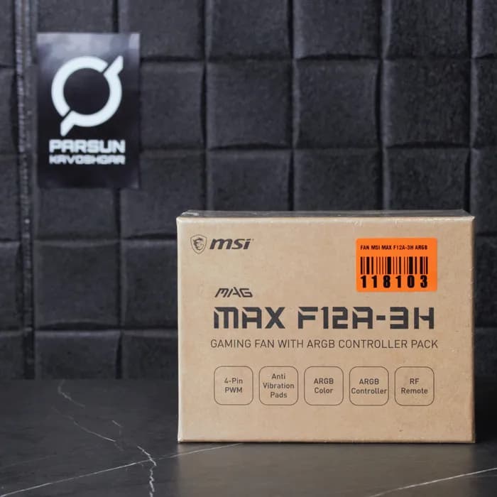فن کیس ام اس آی MSI MAG MAX F12A 3H سه عددی — تصویر ۲
