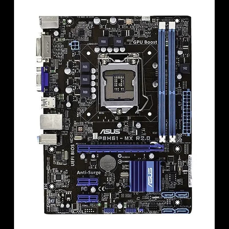 مادربرد ایسوس ASUS H61-MLX R2.0 استوک