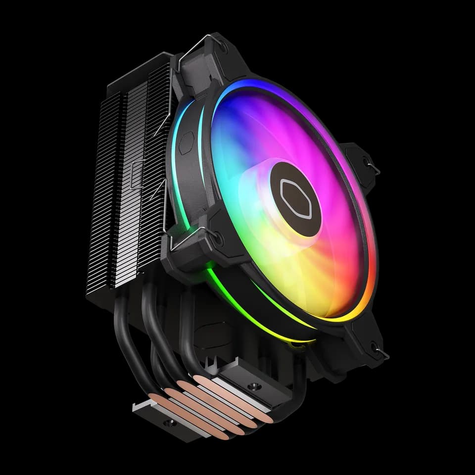خنک کننده‌ پردازنده کولرمستر CoolerMaster HYPER 212 HALO Black — تصویر ۳