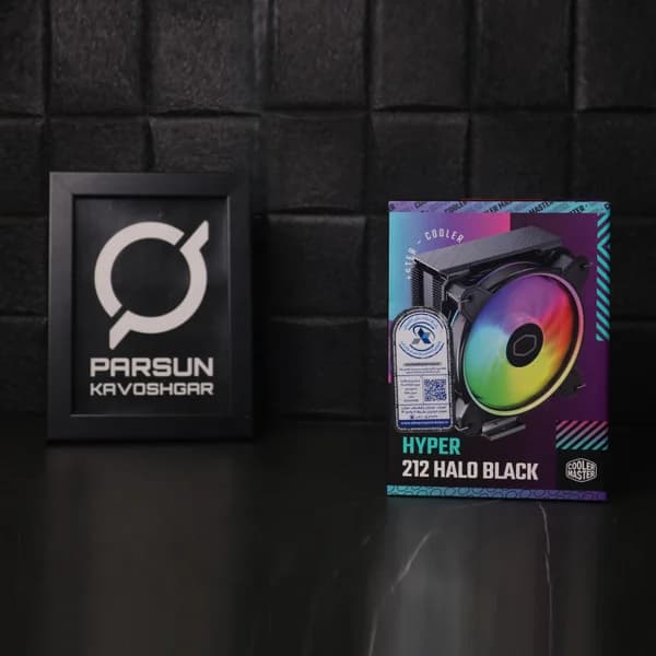 خنک کننده‌ پردازنده کولرمستر CoolerMaster HYPER 212 HALO Black — تصویر ۲