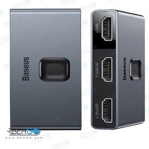 مبدل 1 به 2 HDMI باسئوس مدل CAHUB-BC0G اصلی