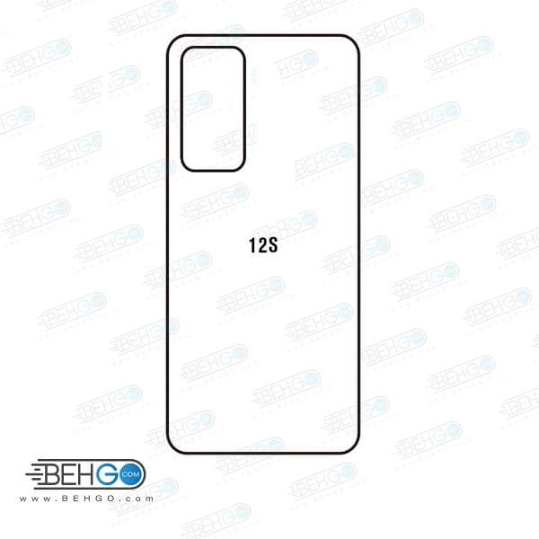 برچسب پشت گوشی شیائومی Xiaomi Mi 12S