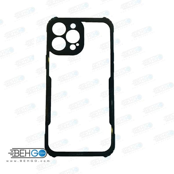 قاب آیفون 13 پرو مکس کاور پشت شفاف کپسولی گوشی Iphone 13 Pro Max