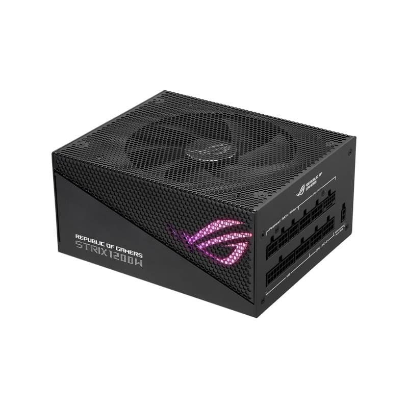 منبع تغذیه کامپیوتر ایسوس مدل ROG STRIX 1200W Gold Aura Edition Full Modular — تصویر ۲