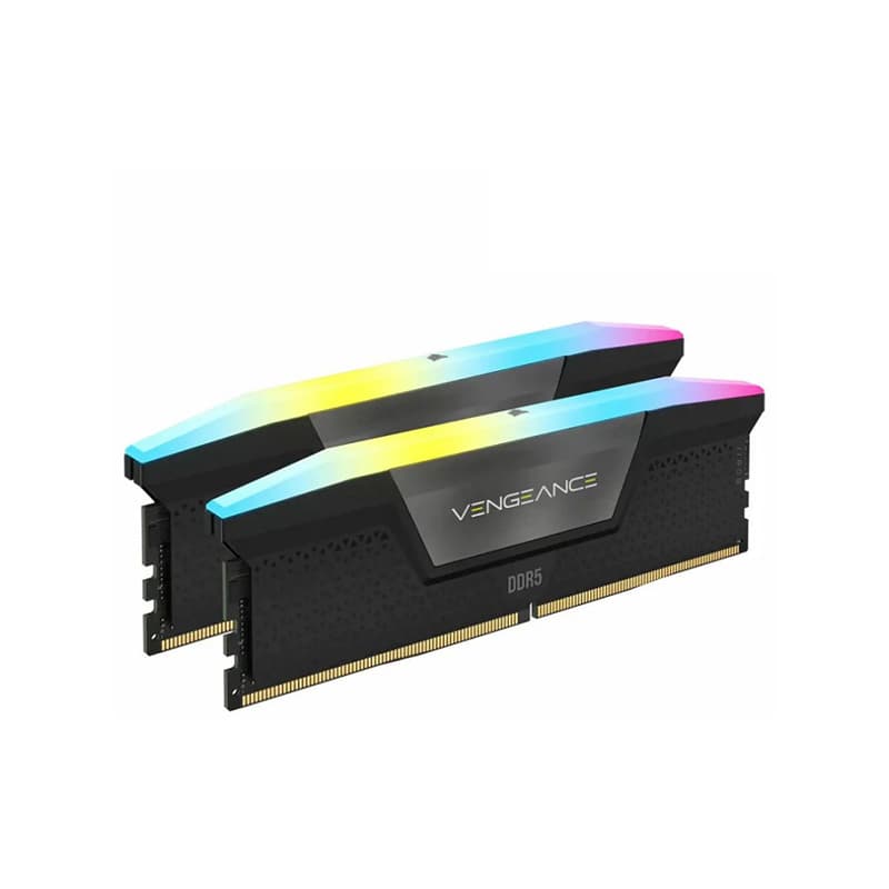 رم دسکتاپ کورسیر مدل VENGEANCE RGB DDR5 (2x48GB) CL40 5600Mhz ظرفیت 96 گیگابایت — تصویر ۲