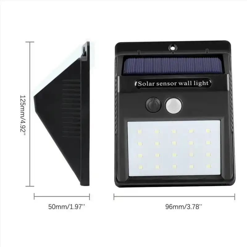 چراغ خورشیدی دیواری Solar Light کد1552 — تصویر ۳