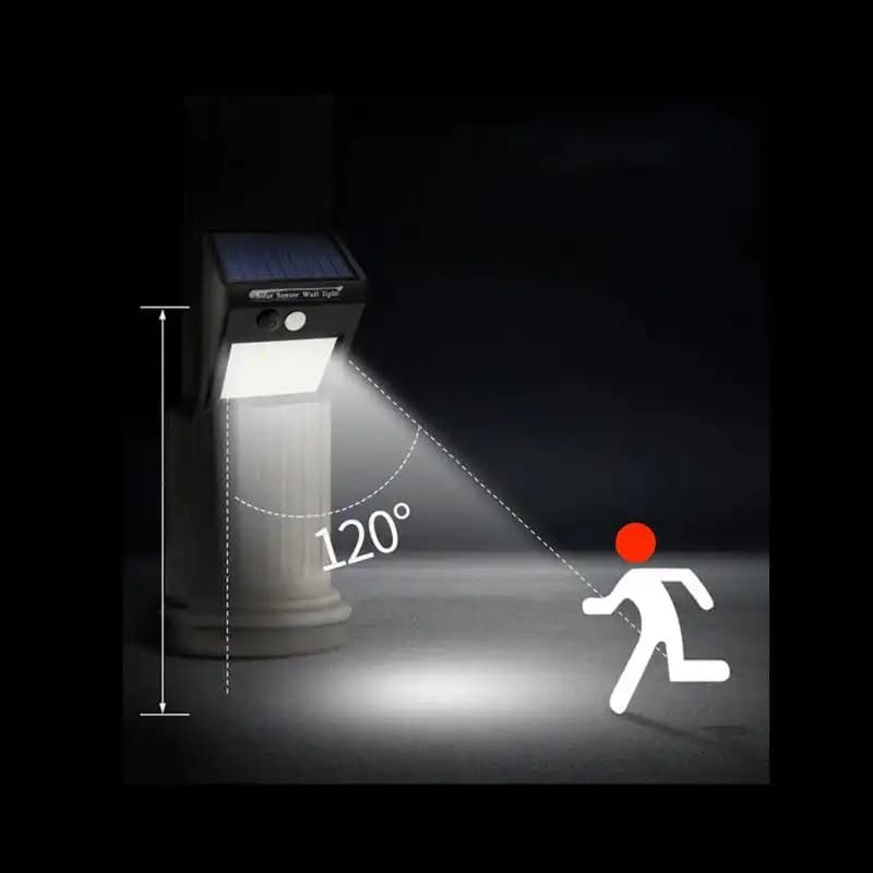 چراغ خورشیدی دیواری Solar Light کد1552 — تصویر ۷