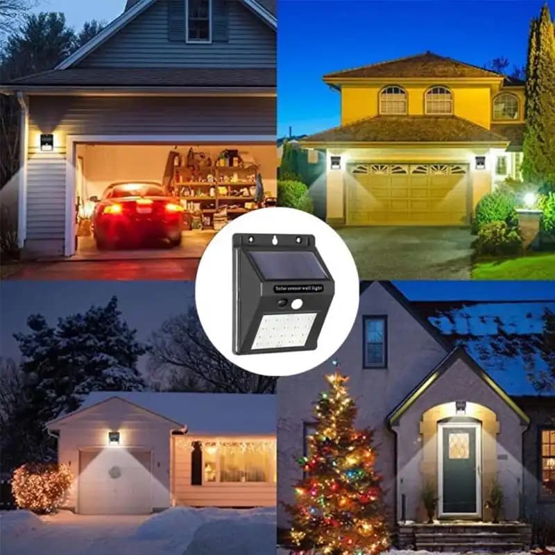 چراغ خورشیدی دیواری Solar Light کد1552 — تصویر ۸