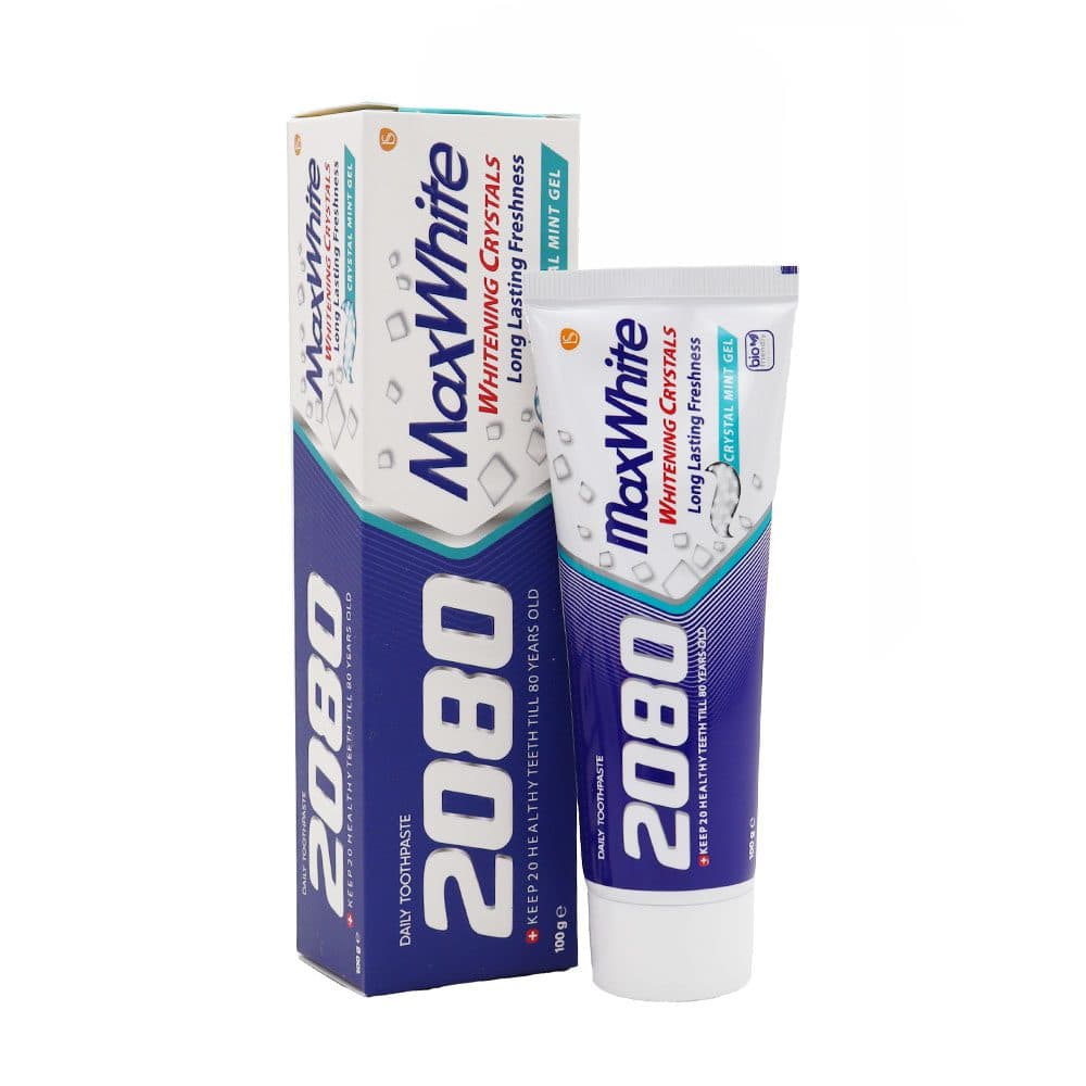 خمیردندان مکس وایت 2080 سفید کننده 100 گرم